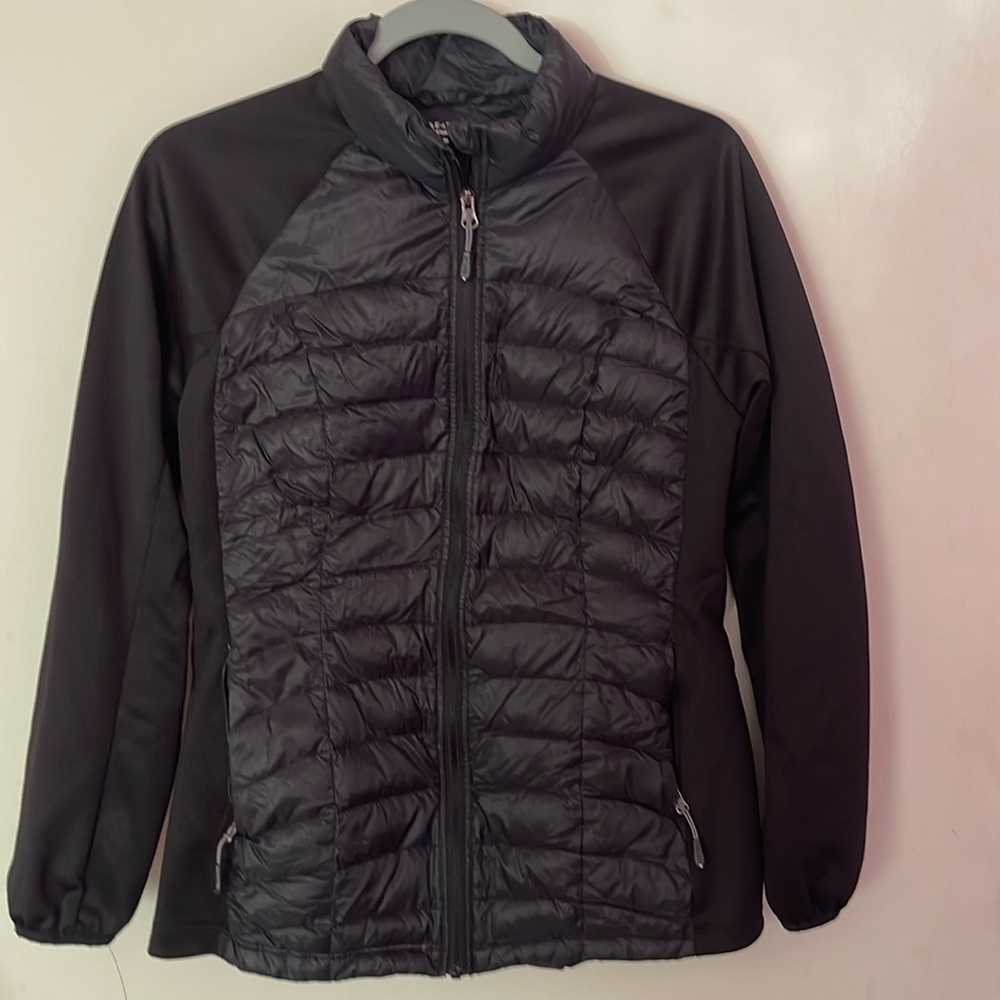 Black puffer jacket